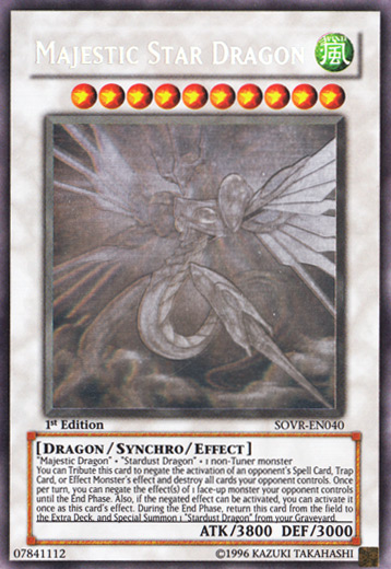 Majestic Star Dragon [SOVR-EN040] Ghost Rare | Play N Trade Winnipeg