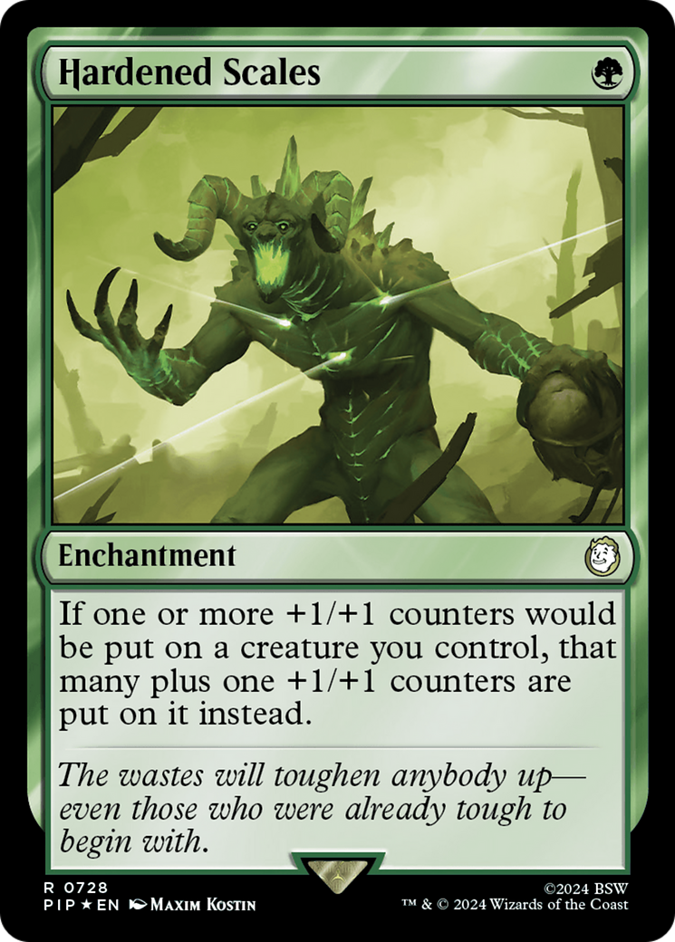 Hardened Scales (Surge Foil) [Fallout] | Play N Trade Winnipeg