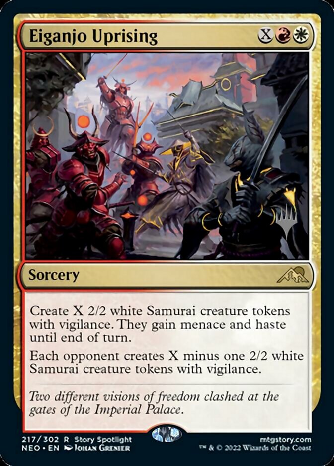 Eiganjo Uprising (Promo Pack) [Kamigawa: Neon Dynasty Promos] | Play N Trade Winnipeg