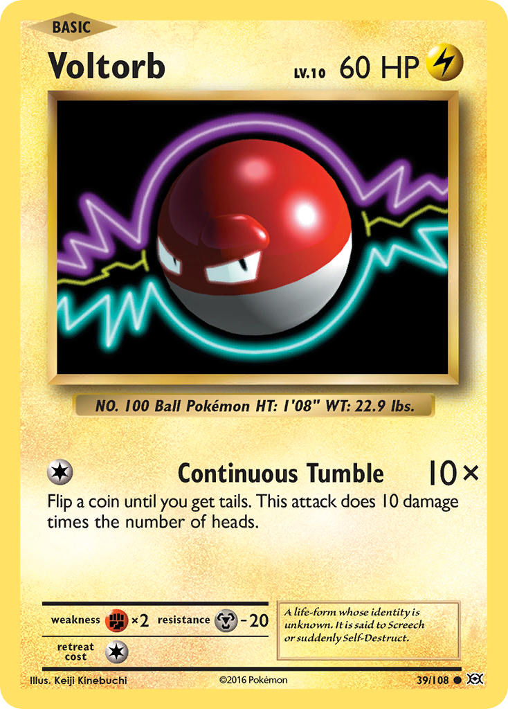 Voltorb (39/108) [XY: Evolutions] | Play N Trade Winnipeg