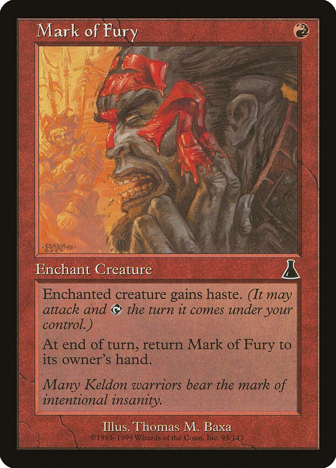 Mark of Fury [Urza's Destiny] | Play N Trade Winnipeg