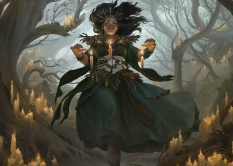 Candlegrove Witch 1 Art Card [Innistrad: Midnight Hunt Art Series] | Play N Trade Winnipeg