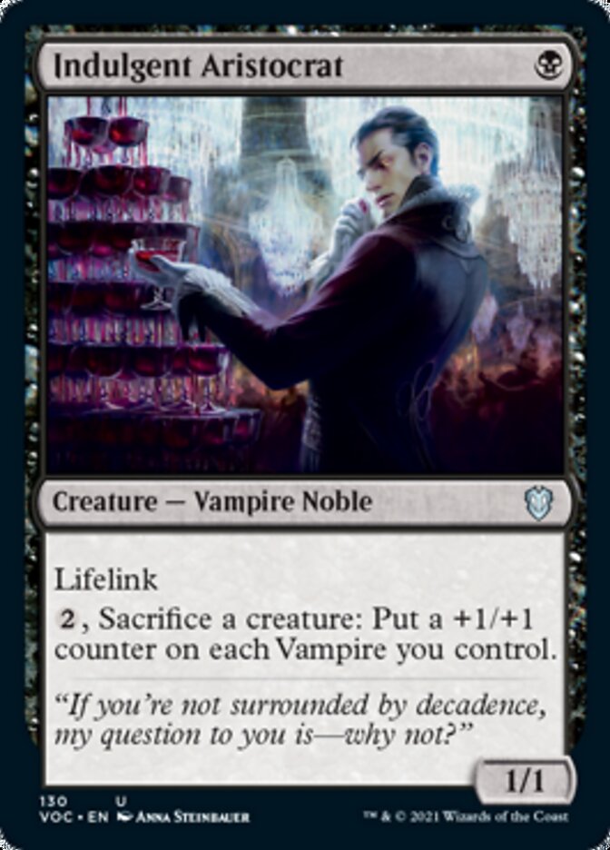 Indulgent Aristocrat [Innistrad: Crimson Vow Commander] | Play N Trade Winnipeg