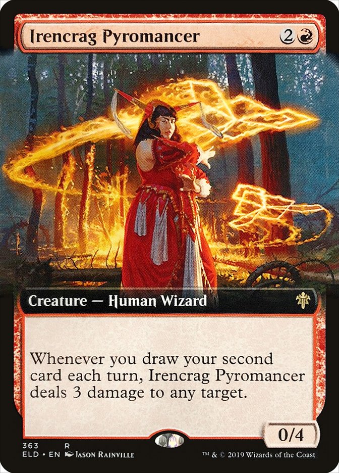 Irencrag Pyromancer (Extended) [Throne of Eldraine] | Play N Trade Winnipeg