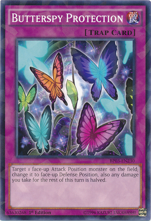 Butterspy Protection [BP03-EN230] Shatterfoil Rare | Play N Trade Winnipeg