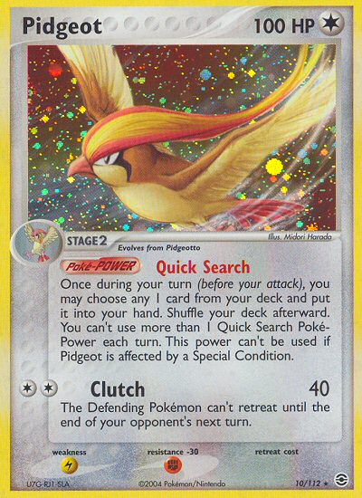 Pidgeot (10/112) [EX: FireRed & LeafGreen] | Play N Trade Winnipeg