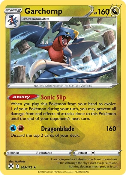 Garchomp (109/172) [Sword & Shield: Brilliant Stars] | Play N Trade Winnipeg