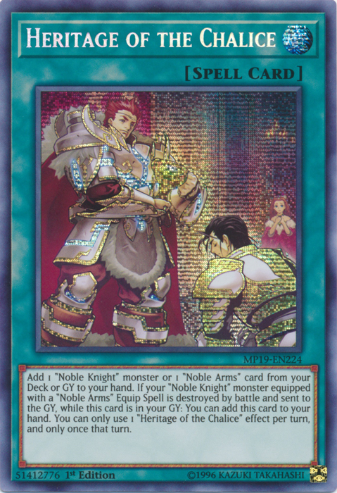 Heritage of the Chalice [MP19-EN224] Prismatic Secret Rare | Play N Trade Winnipeg