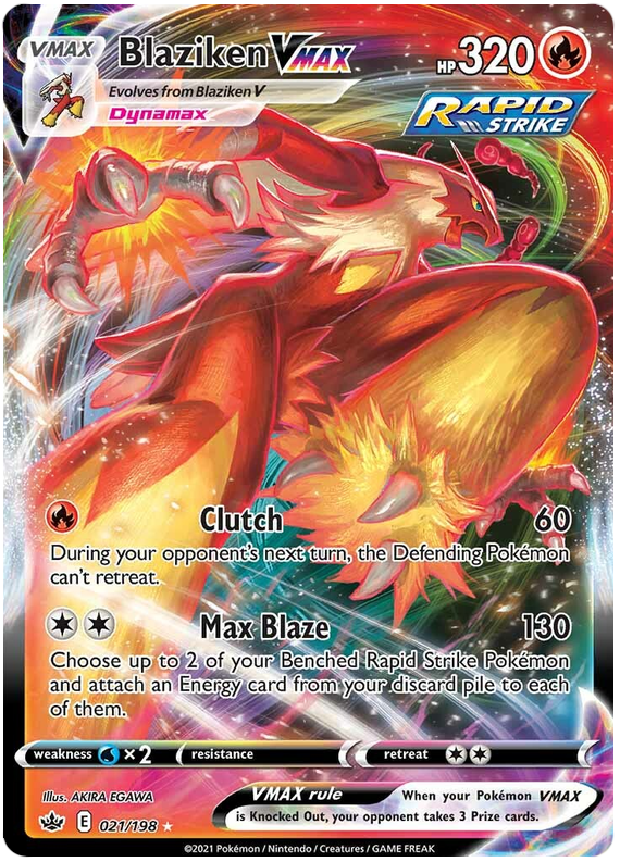 Blaziken VMAX (021/198) [Sword & Shield: Chilling Reign] | Play N Trade Winnipeg