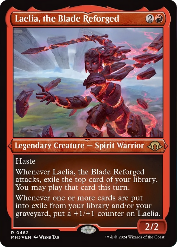 Laelia, the Blade Reforged (Foil Etched) [Modern Horizons 3] | Play N Trade Winnipeg