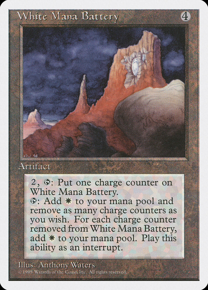 White Mana Battery [Fourth Edition] | Play N Trade Winnipeg