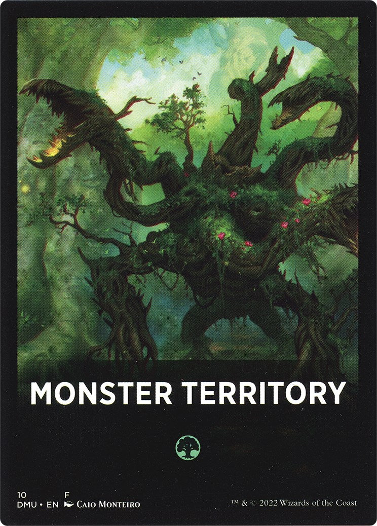 Monster Territory Theme Card [Dominaria United Tokens] | Play N Trade Winnipeg