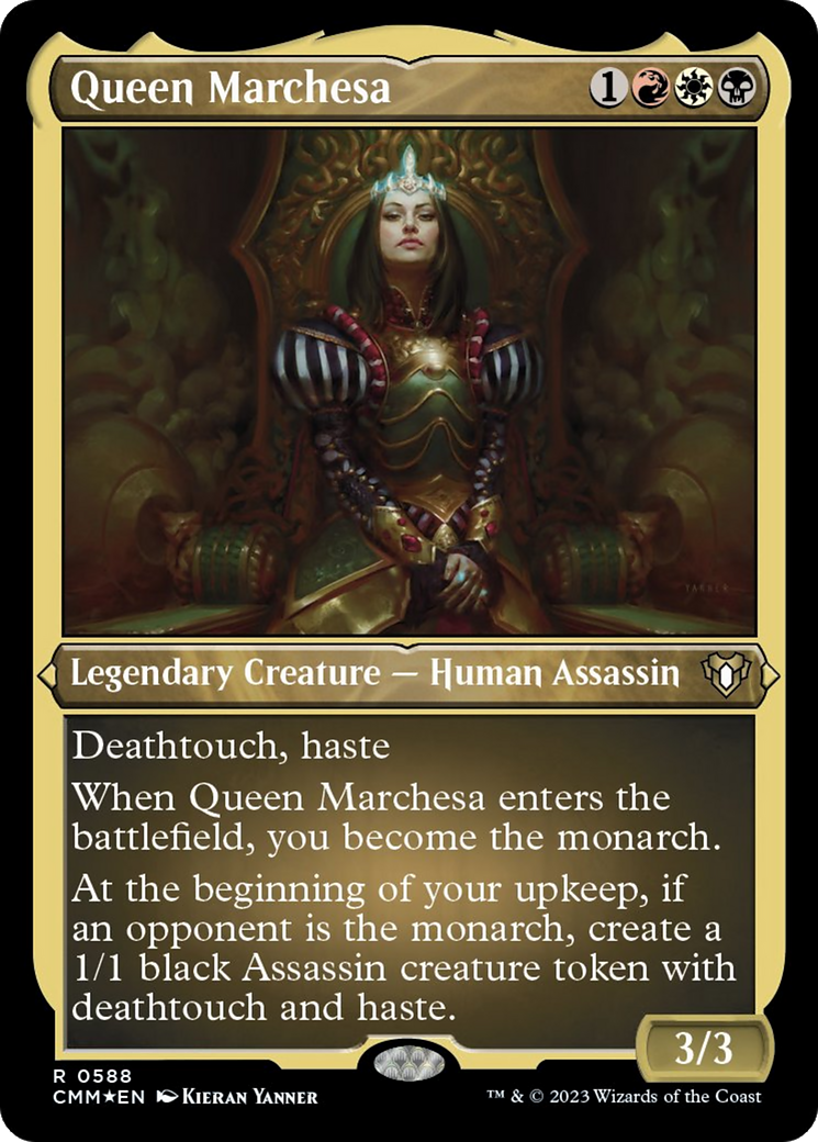 Queen Marchesa (Foil Etched) [Commander Masters] | Play N Trade Winnipeg