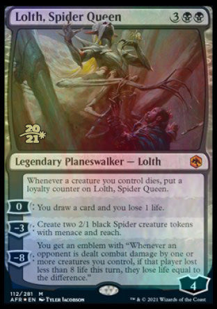 Lolth, Spider Queen [Dungeons & Dragons: Adventures in the Forgotten Realms Prerelease Promos] | Play N Trade Winnipeg