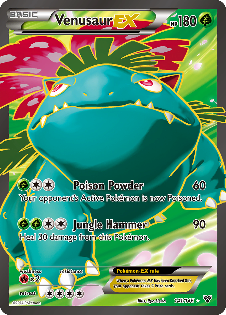 Venusaur EX (141/146) [XY: Base Set] | Play N Trade Winnipeg