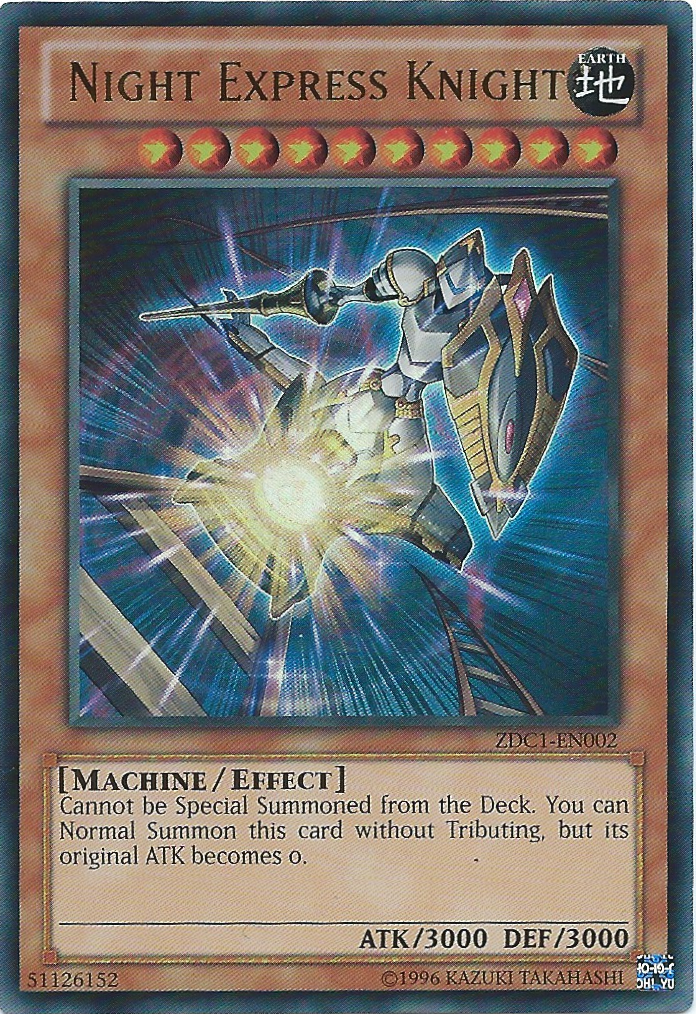 Night Express Knight [ZDC1-EN002] Ultra Rare | Play N Trade Winnipeg