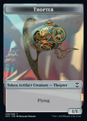 Thopter // Treasure (013) Double-sided Token [Streets of New Capenna Commander Tokens] | Play N Trade Winnipeg