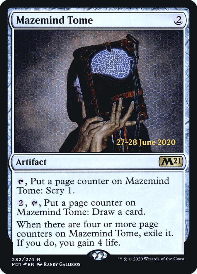 Mazemind Tome  [Core Set 2021 Prerelease Promos] | Play N Trade Winnipeg