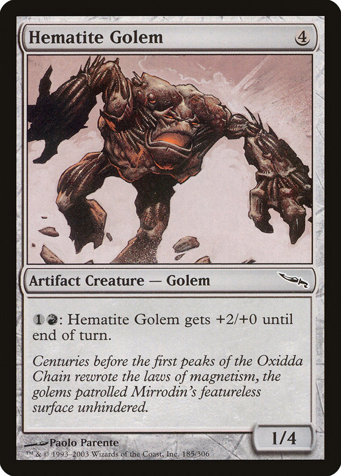 Hematite Golem [Mirrodin] | Play N Trade Winnipeg