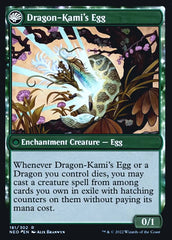 The Dragon-Kami Reborn // Dragon-Kami's Egg [Kamigawa: Neon Dynasty Prerelease Promos] | Play N Trade Winnipeg