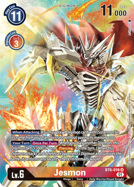 Jesmon [BT6-016] (Alternate Art) [Double Diamond] | Play N Trade Winnipeg