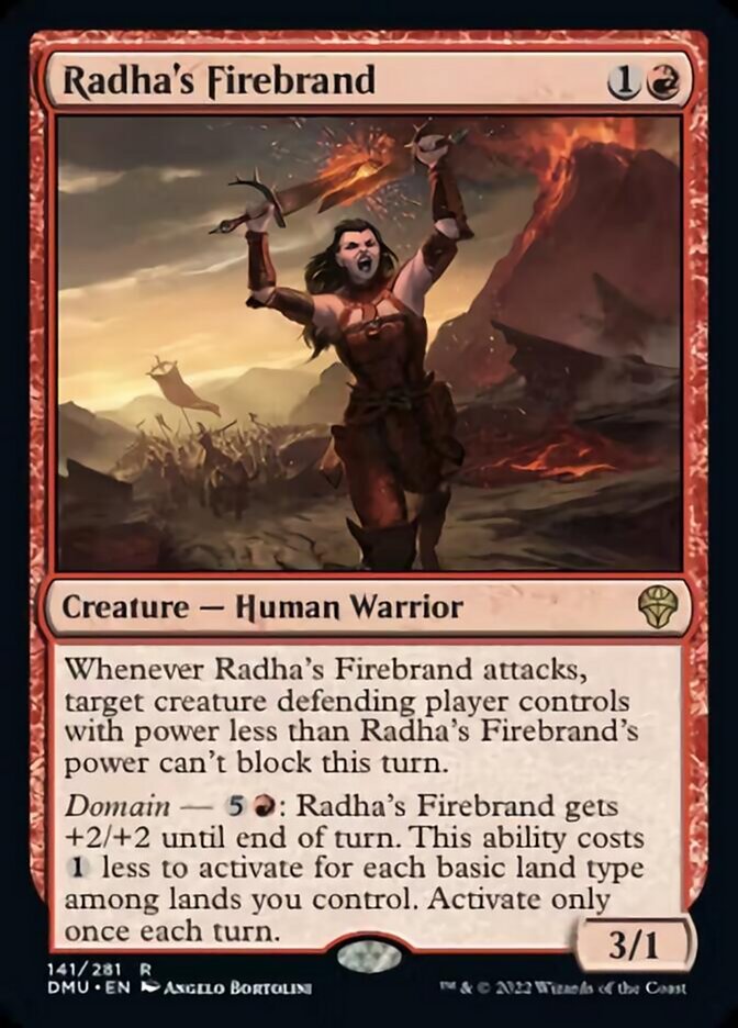 Radha's Firebrand [Dominaria United] | Play N Trade Winnipeg