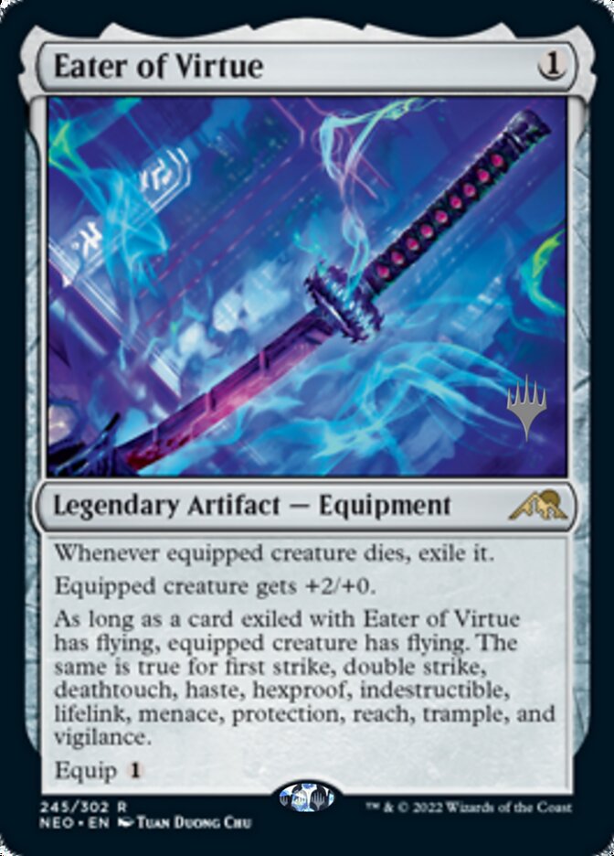 Eater of Virtue (Promo Pack) [Kamigawa: Neon Dynasty Promos] | Play N Trade Winnipeg