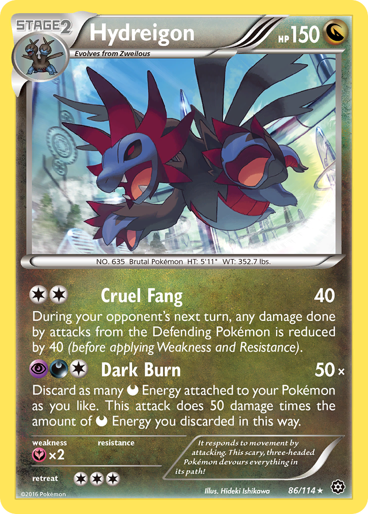 Hydreigon (86/114) [XY: Steam Siege] | Play N Trade Winnipeg