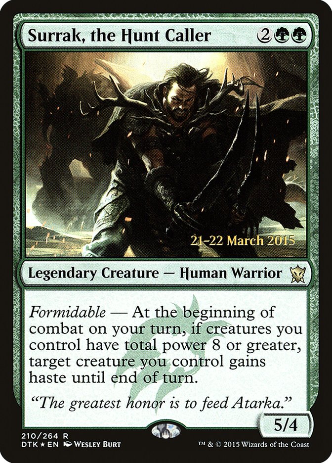 Surrak, the Hunt Caller  [Dragons of Tarkir Prerelease Promos] | Play N Trade Winnipeg
