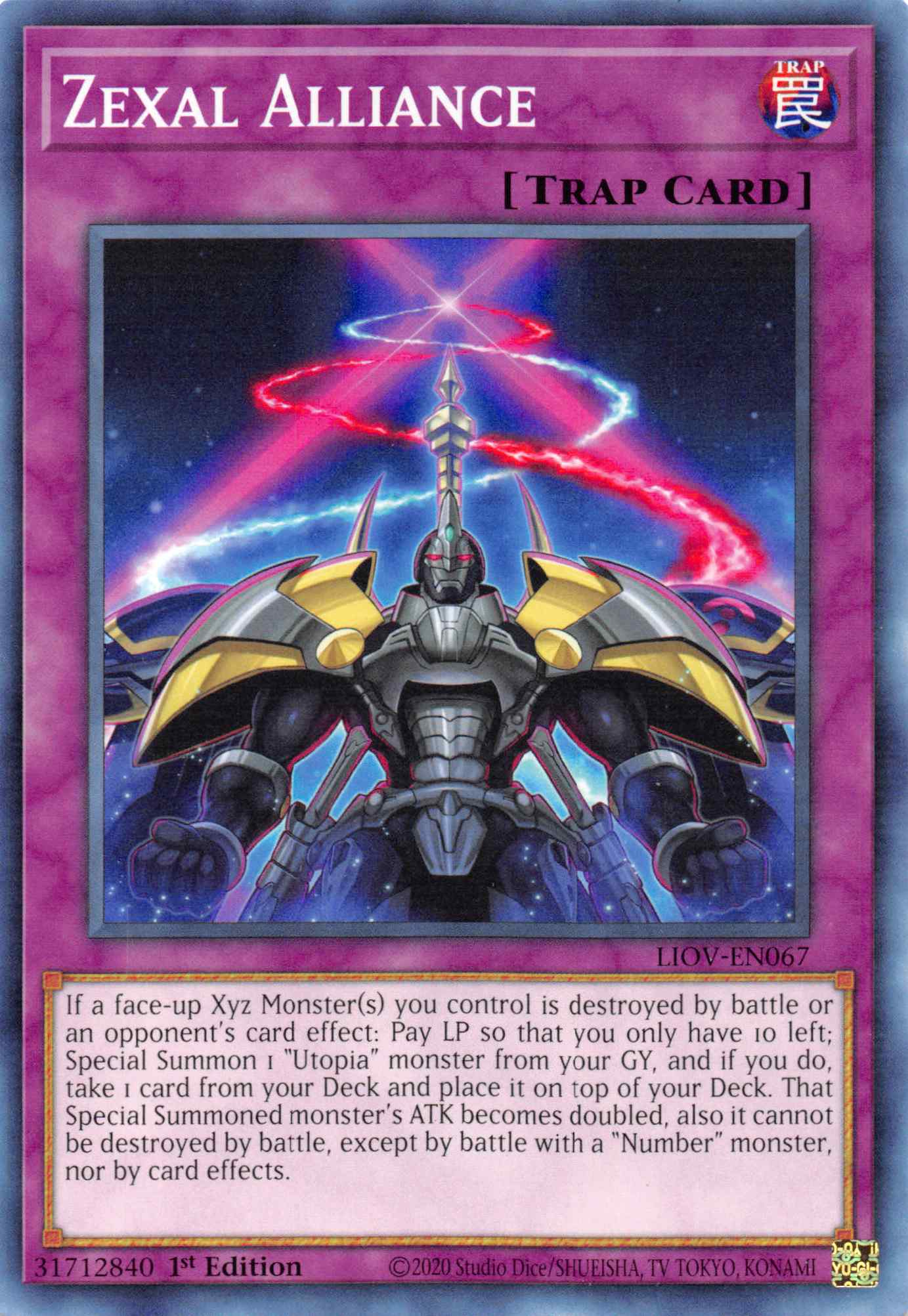 Zexal Alliance [LIOV-EN067] Common | Play N Trade Winnipeg