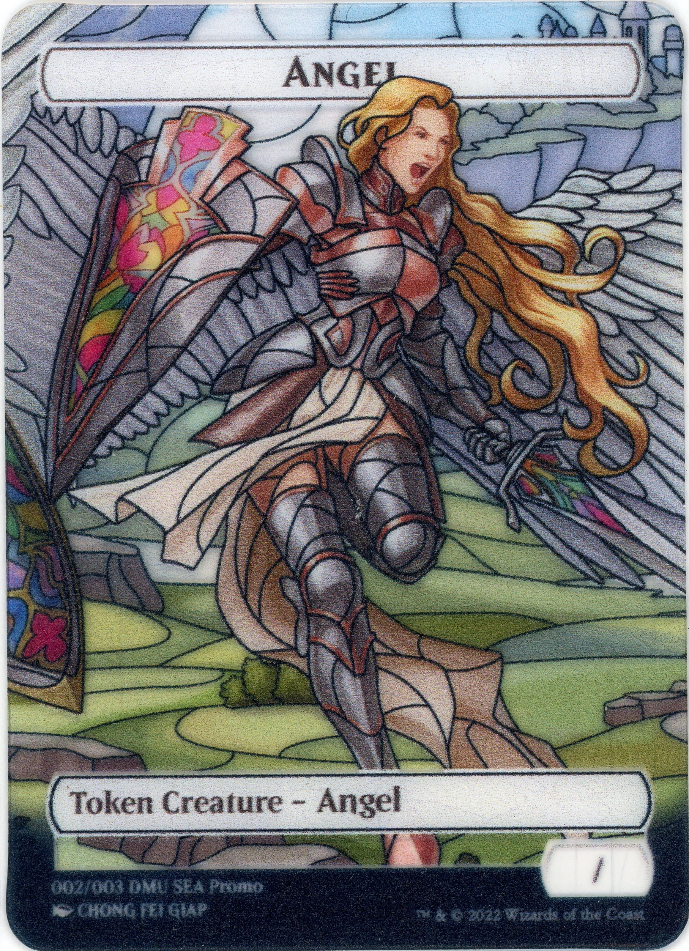 Angel Token (SEA Exclusive) [Dominaria United Tokens] | Play N Trade Winnipeg