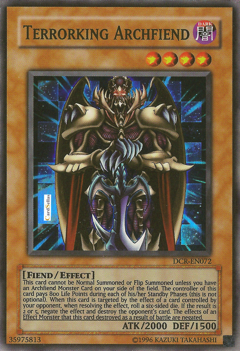 Terrorking Archfiend [DCR-EN072] Super Rare | Play N Trade Winnipeg