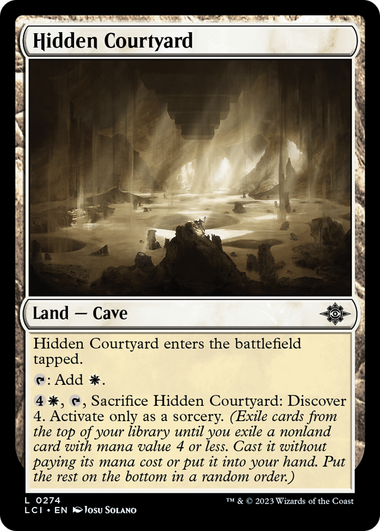 Hidden Courtyard [The Lost Caverns of Ixalan] | Play N Trade Winnipeg