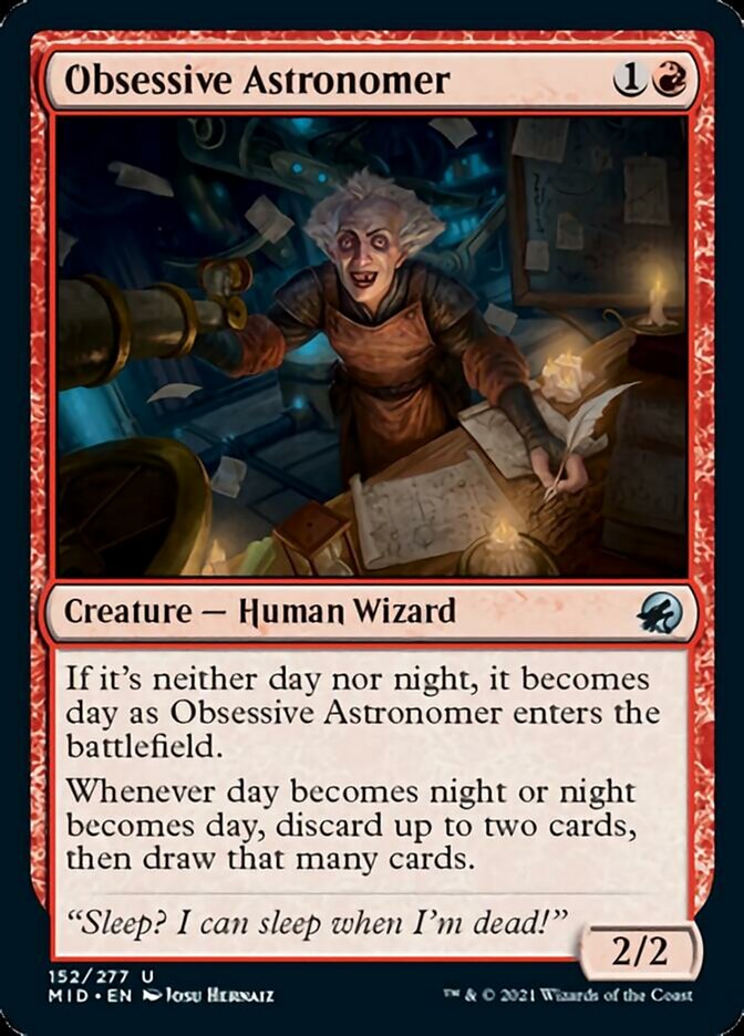 Obsessive Astronomer [Innistrad: Midnight Hunt] | Play N Trade Winnipeg