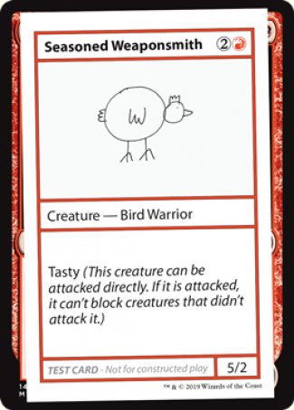 Seasoned Weaponsmith (2021 Edition) [Mystery Booster Playtest Cards] | Play N Trade Winnipeg