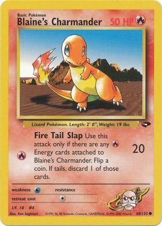 Blaine's Charmander (60/132) [Gym Challenge Unlimited] | Play N Trade Winnipeg