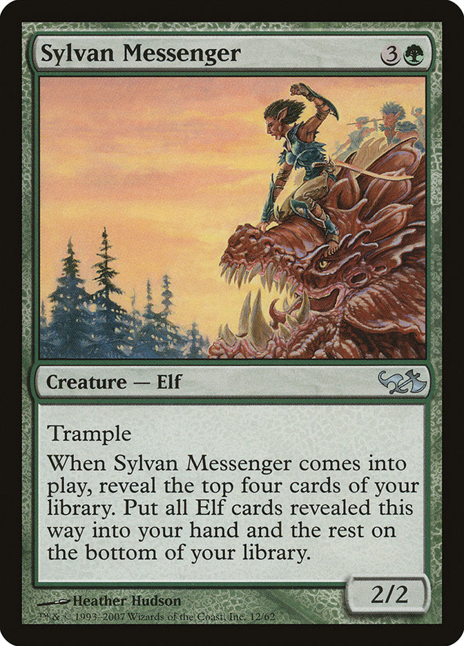 Sylvan Messenger [Duel Decks: Elves vs. Goblins] | Play N Trade Winnipeg