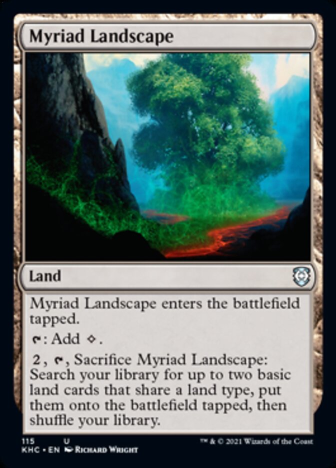 Myriad Landscape [Kaldheim Commander] | Play N Trade Winnipeg