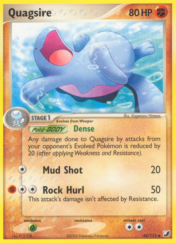 Quagsire (44/115) [EX: Unseen Forces] | Play N Trade Winnipeg