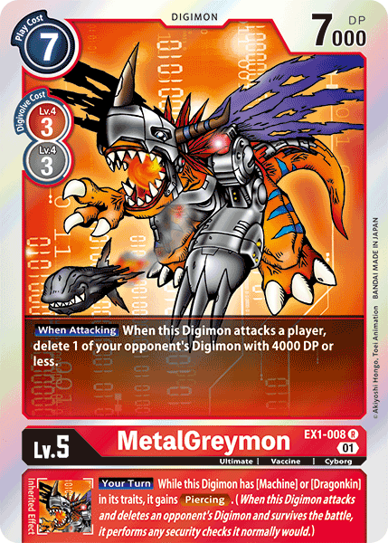 MetalGreymon [EX1-008] [Classic Collection] | Play N Trade Winnipeg