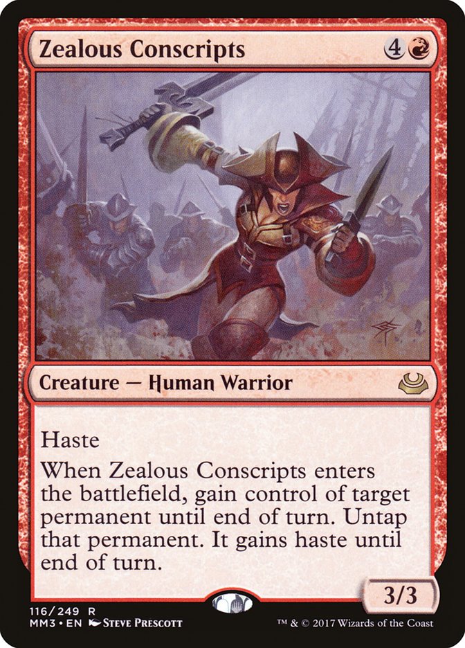 Zealous Conscripts [Modern Masters 2017] | Play N Trade Winnipeg