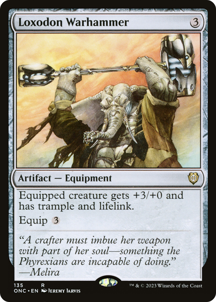 Loxodon Warhammer [Phyrexia: All Will Be One Commander] | Play N Trade Winnipeg