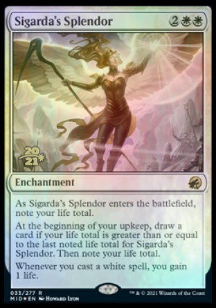 Sigarda's Splendor [Innistrad: Midnight Hunt Prerelease Promos] | Play N Trade Winnipeg