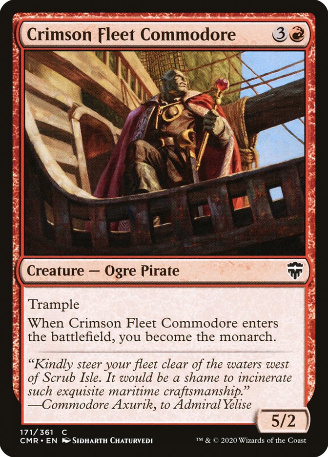 Crimson Fleet Commodore [Commander Legends] | Play N Trade Winnipeg