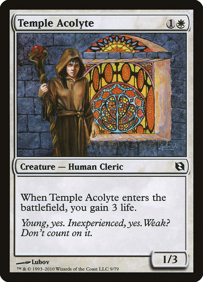 Temple Acolyte [Duel Decks: Elspeth vs. Tezzeret] | Play N Trade Winnipeg