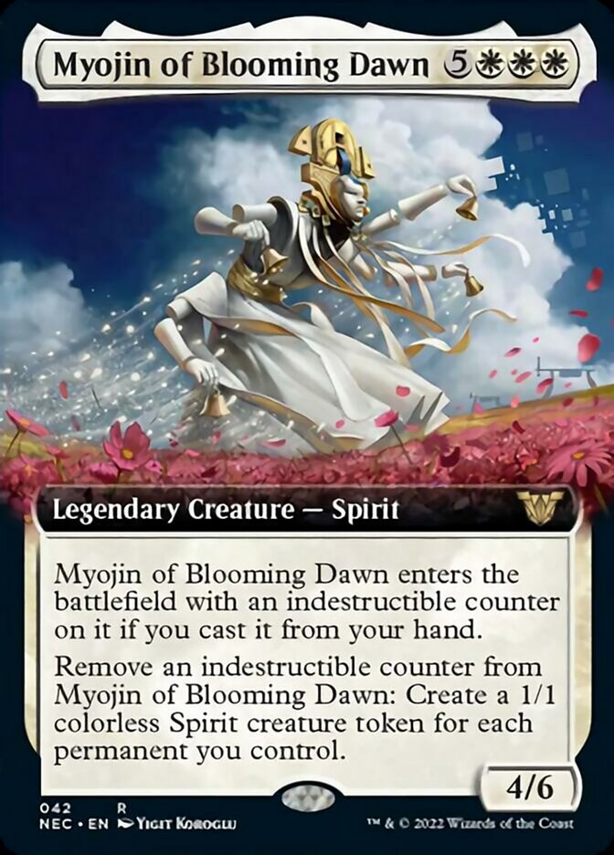 Myojin of Blooming Dawn (Extended) [Kamigawa: Neon Dynasty Commander] | Play N Trade Winnipeg