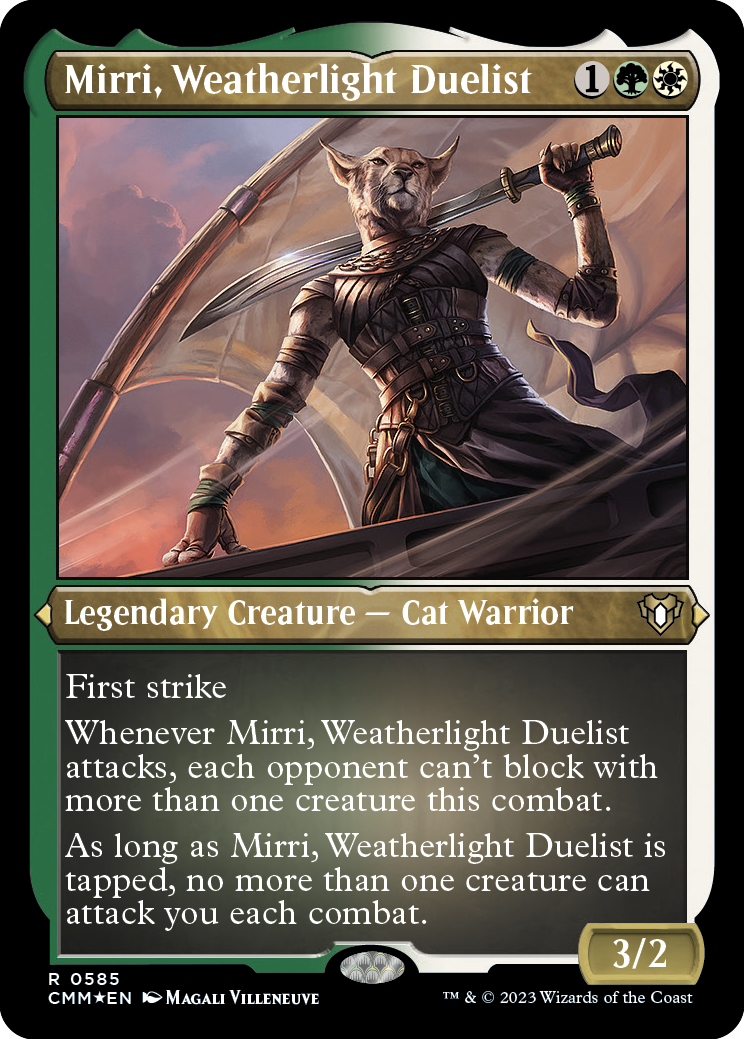 Mirri, Weatherlight Duelist (Foil Etched) [Commander Masters] | Play N Trade Winnipeg