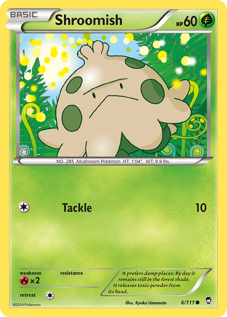 Shroomish (6/111) [XY: Furious Fists] | Play N Trade Winnipeg