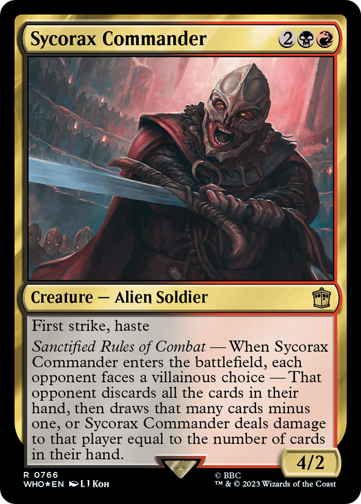 Sycorax Commander (Surge Foil) [Doctor Who] | Play N Trade Winnipeg