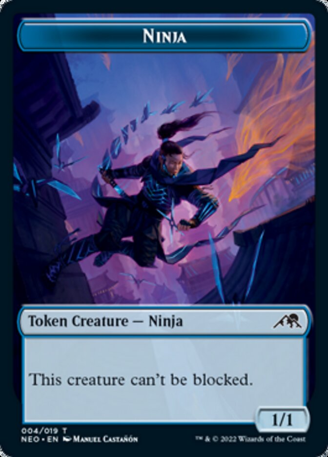 Ninja Token [Kamigawa: Neon Dynasty Tokens] | Play N Trade Winnipeg